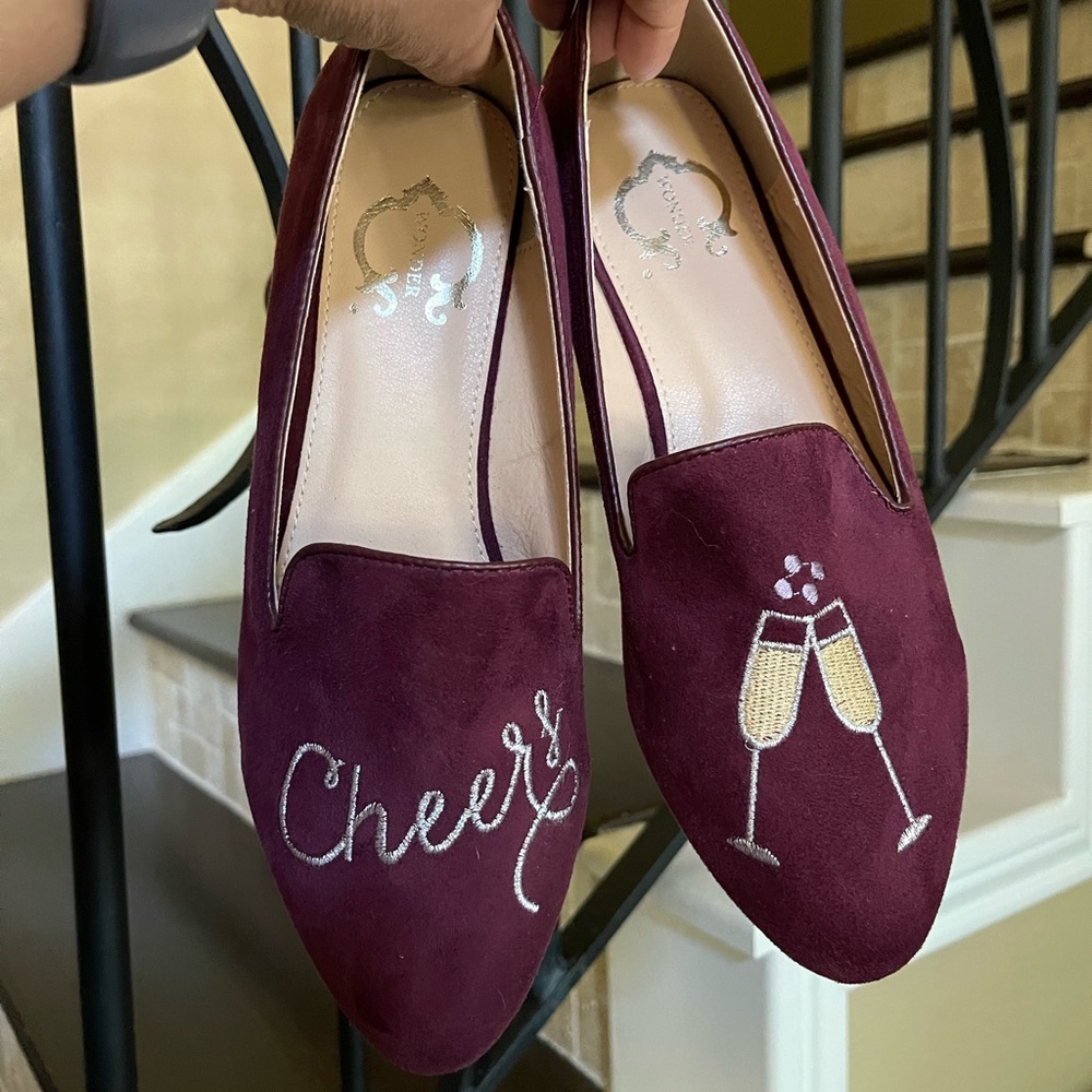 C. Wonder Ruby Wine Stevie Flats